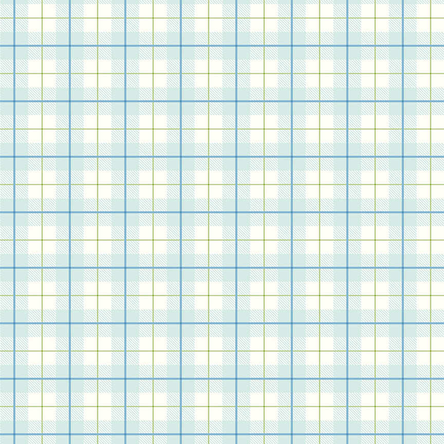 Pre-Order - Peter Rabbit Spring Plaid Bleached Denim - C18755-BLEACHEDDENIM