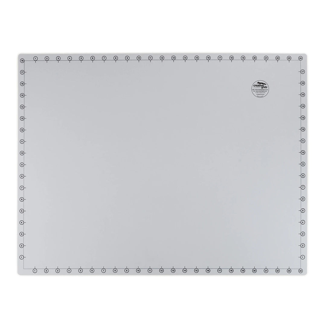 Creative Grids Self-Healing Grid Free Rotating Rotary Cutting Mat 18in x 24in - CGRMATB1824