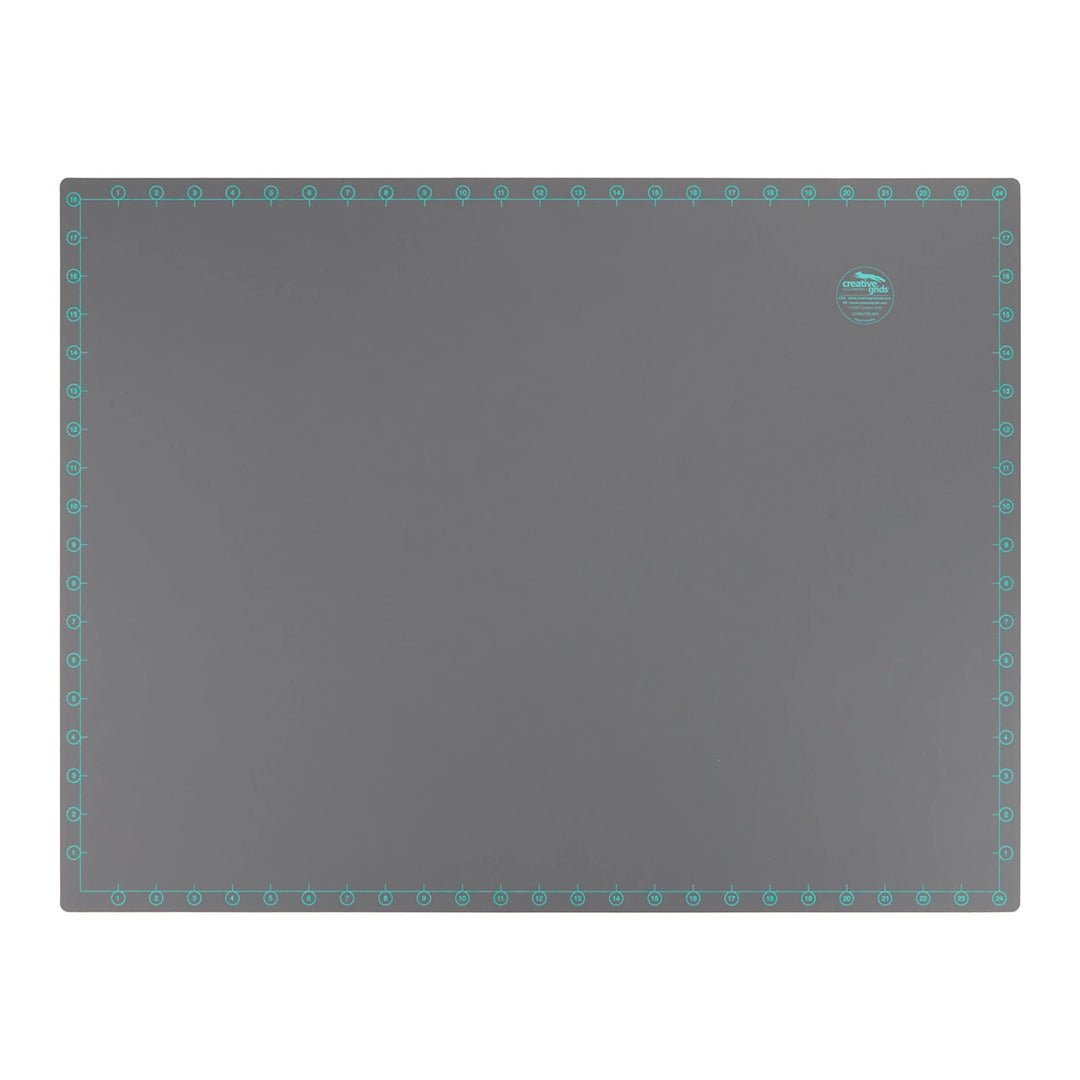 Creative Grids Self-Healing Grid Free Rotating Rotary Cutting Mat 18in x 24in - CGRMATB1824