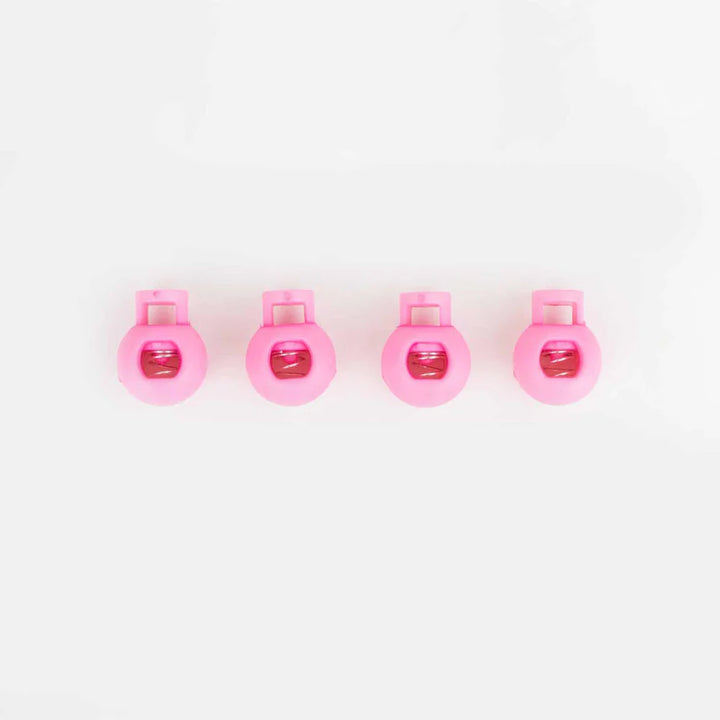 Cable Locks - Small Circular Needle Cord Stops - Pink