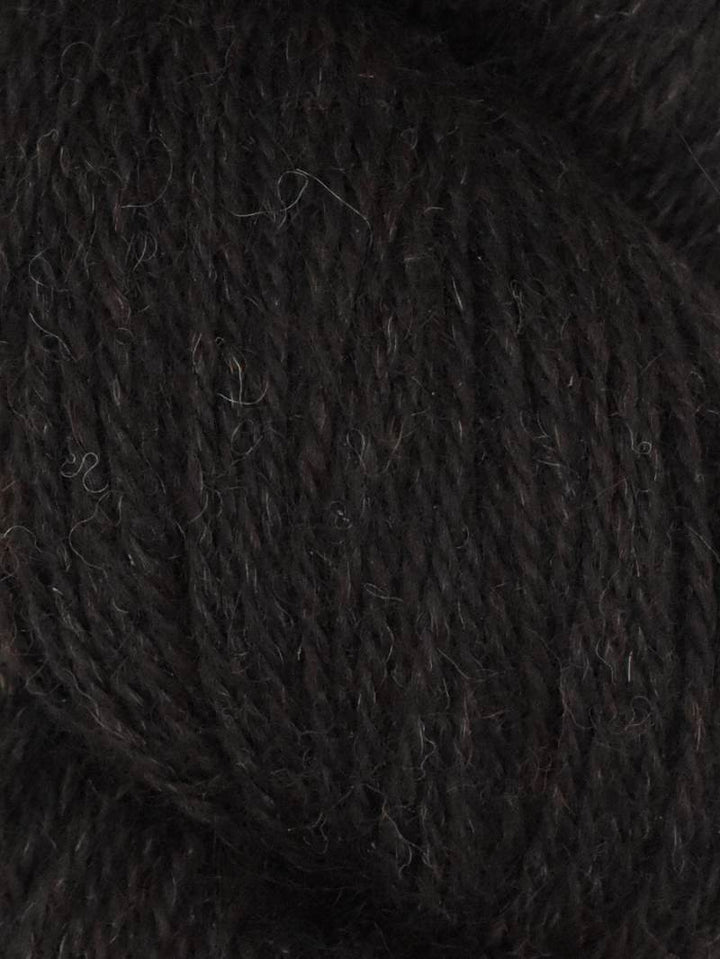 Close-up of dark charcoal yarn