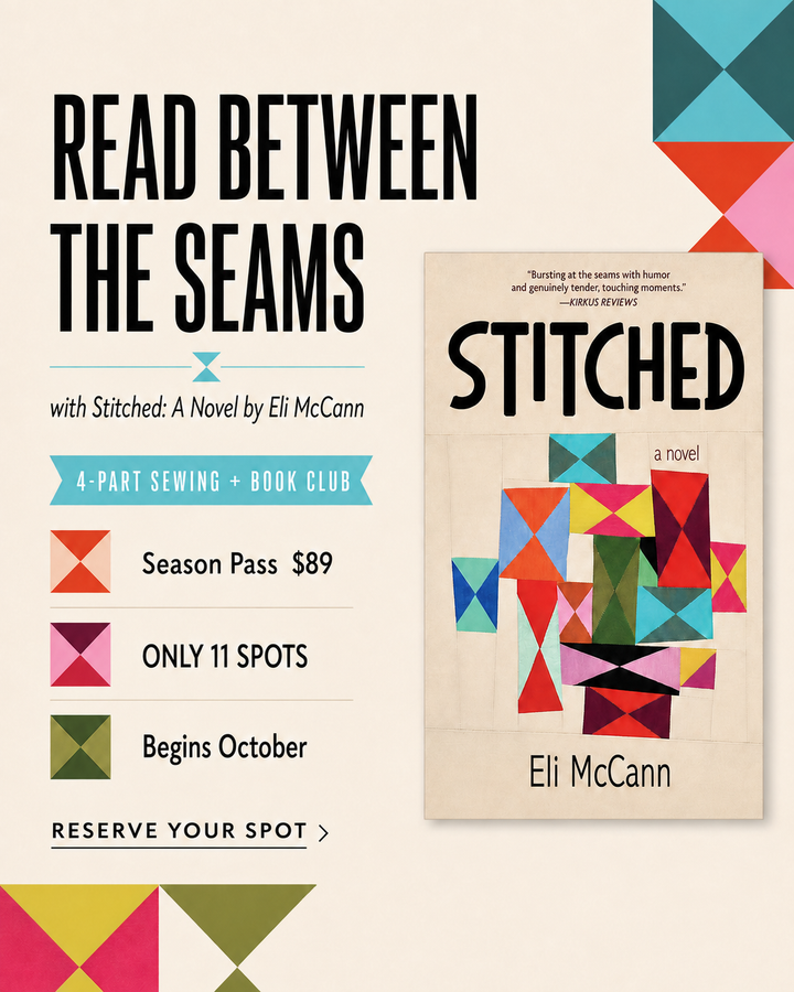 Read Between The Seams  - Stitched: A Novel by Eli McCann