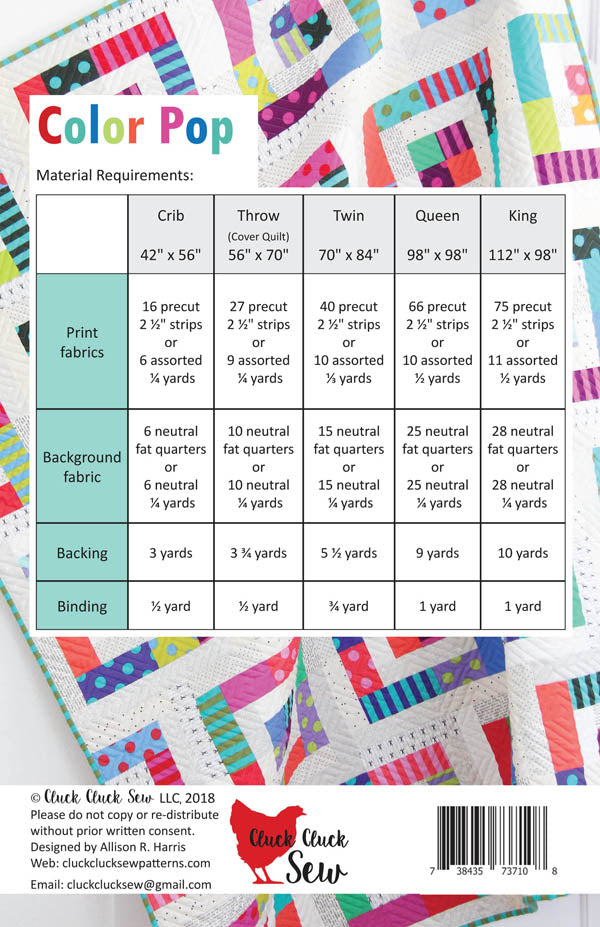 Color Pop Pattern- CCS180