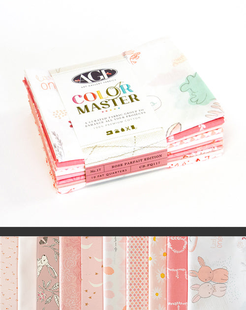 Fat Quarter bundle in shades of light pink