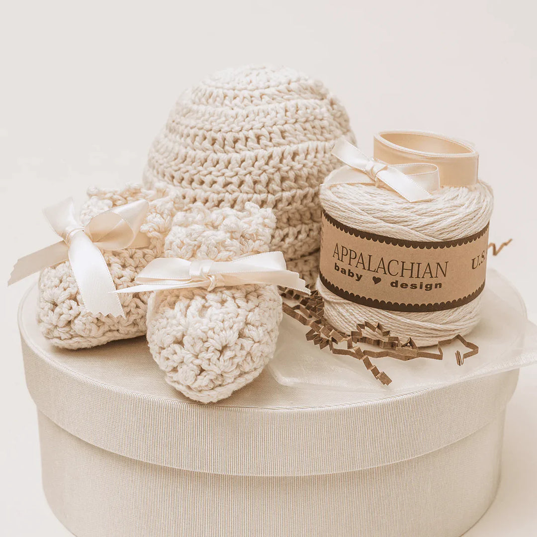 Crochet Cap & Booties Kit