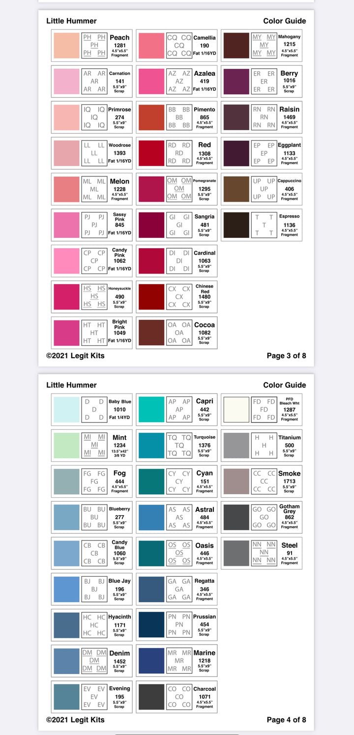 Little Hummer Quilt Kit