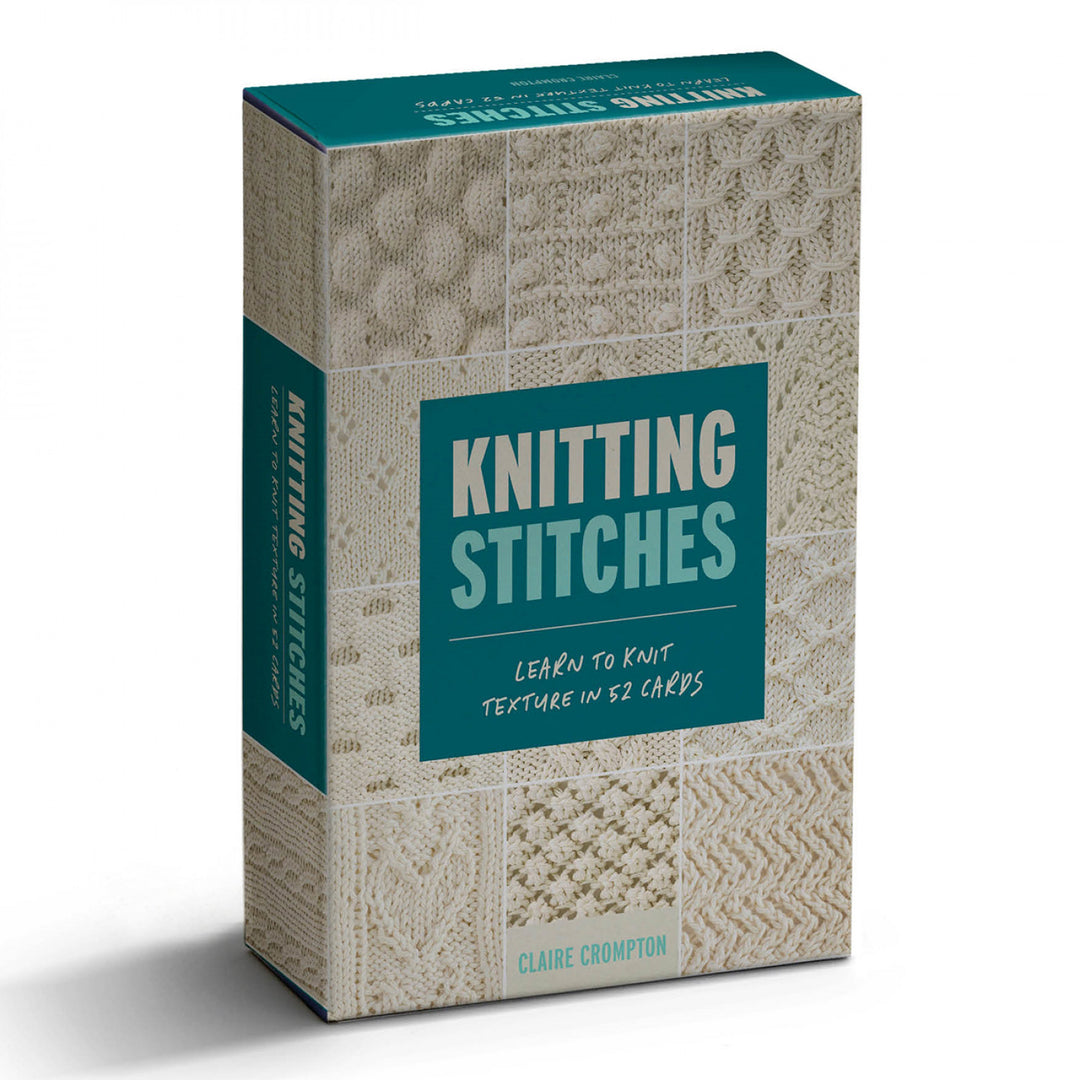 Knitting Stitches deck of pattern cards