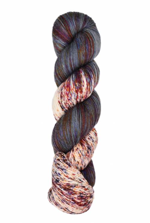 Yarn in multi shades of color