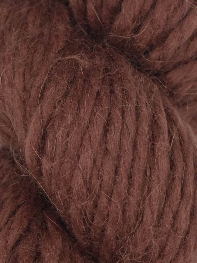 Close-up of brown yarn ball