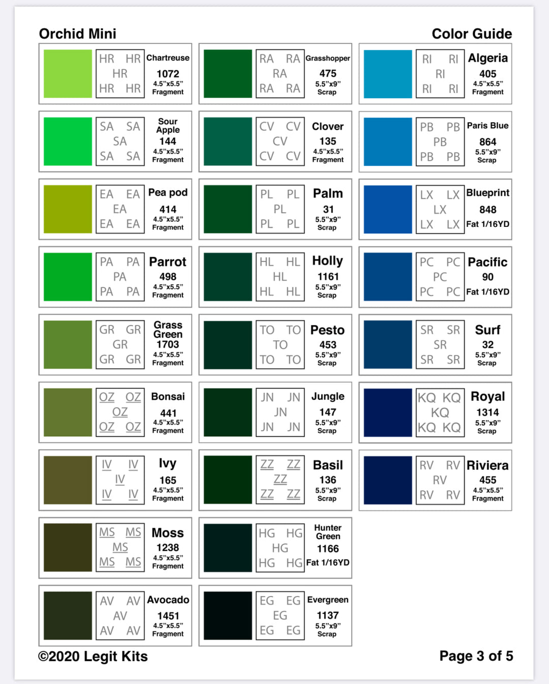 Orchid Mini Quilt Kit