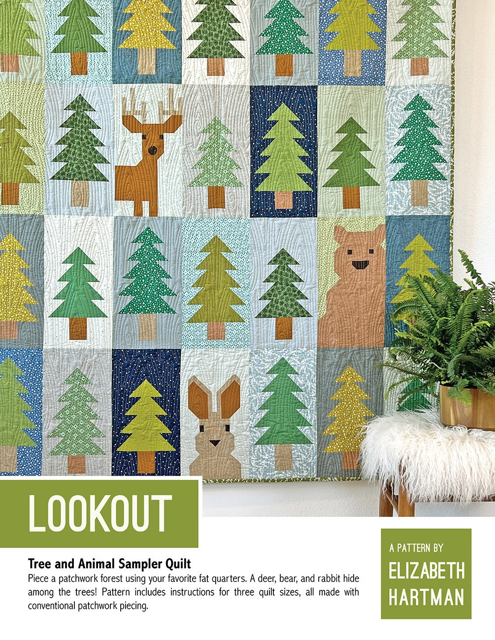 Lookout Quilt Pattern - EH071 - Elizabeth Hartman