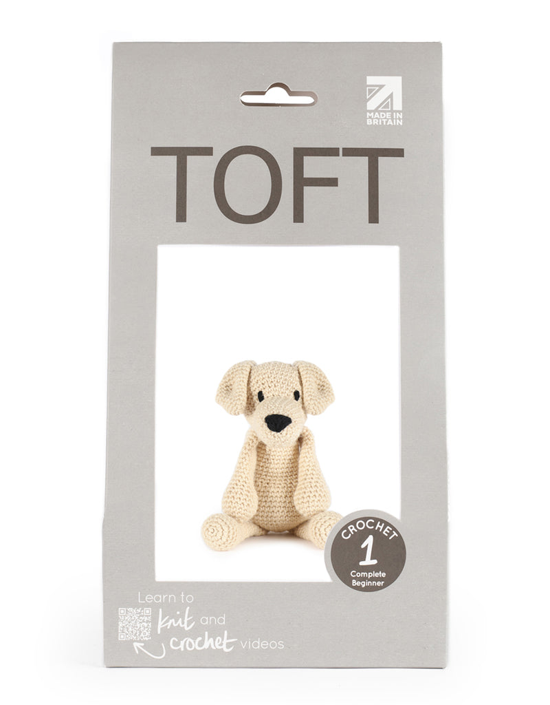 Toft Labrador Dog crochet kit for beginners
