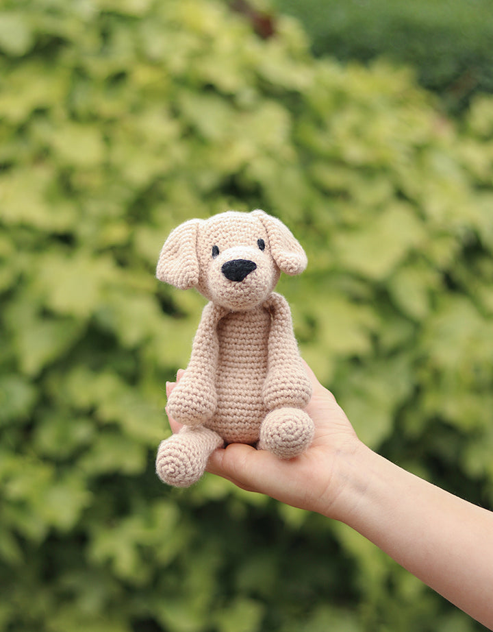 Eleanor the Labrador stuffed crochet dog