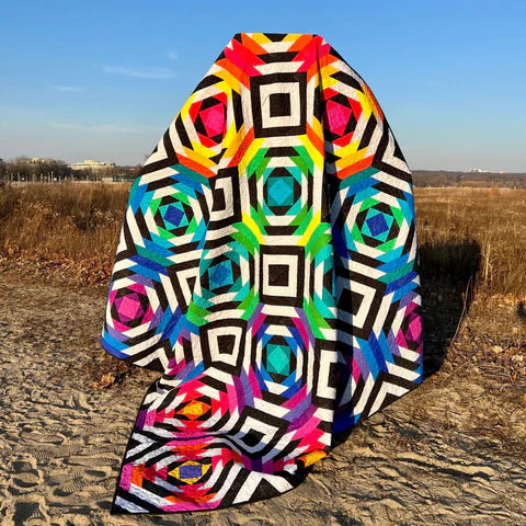 Libs Elliot's Electric Pineapple Quilt Kit