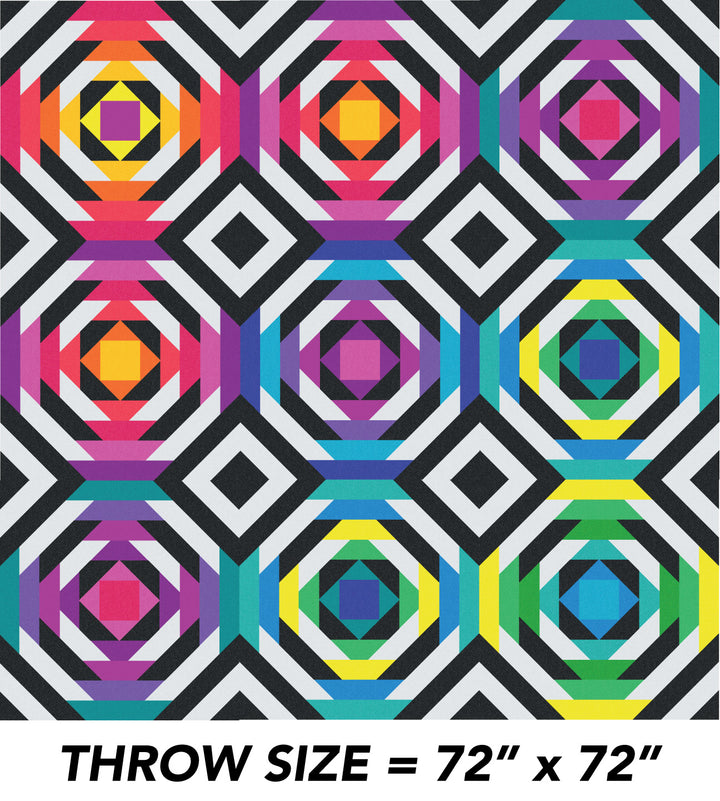 Libs Elliot's Electric Pineapple Quilt Kit