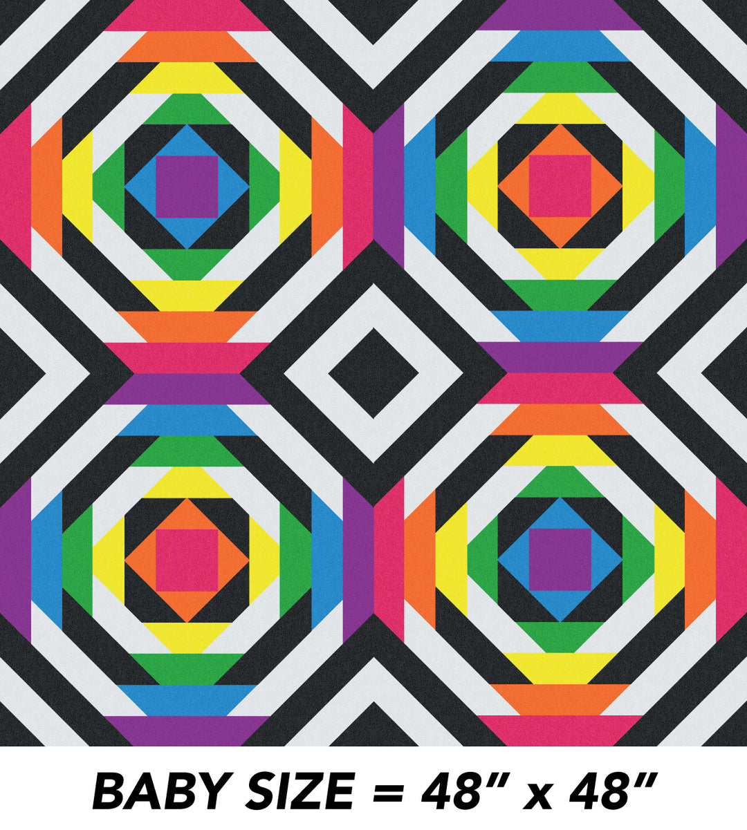 Libs Elliot's Electric Pineapple Quilt Kit