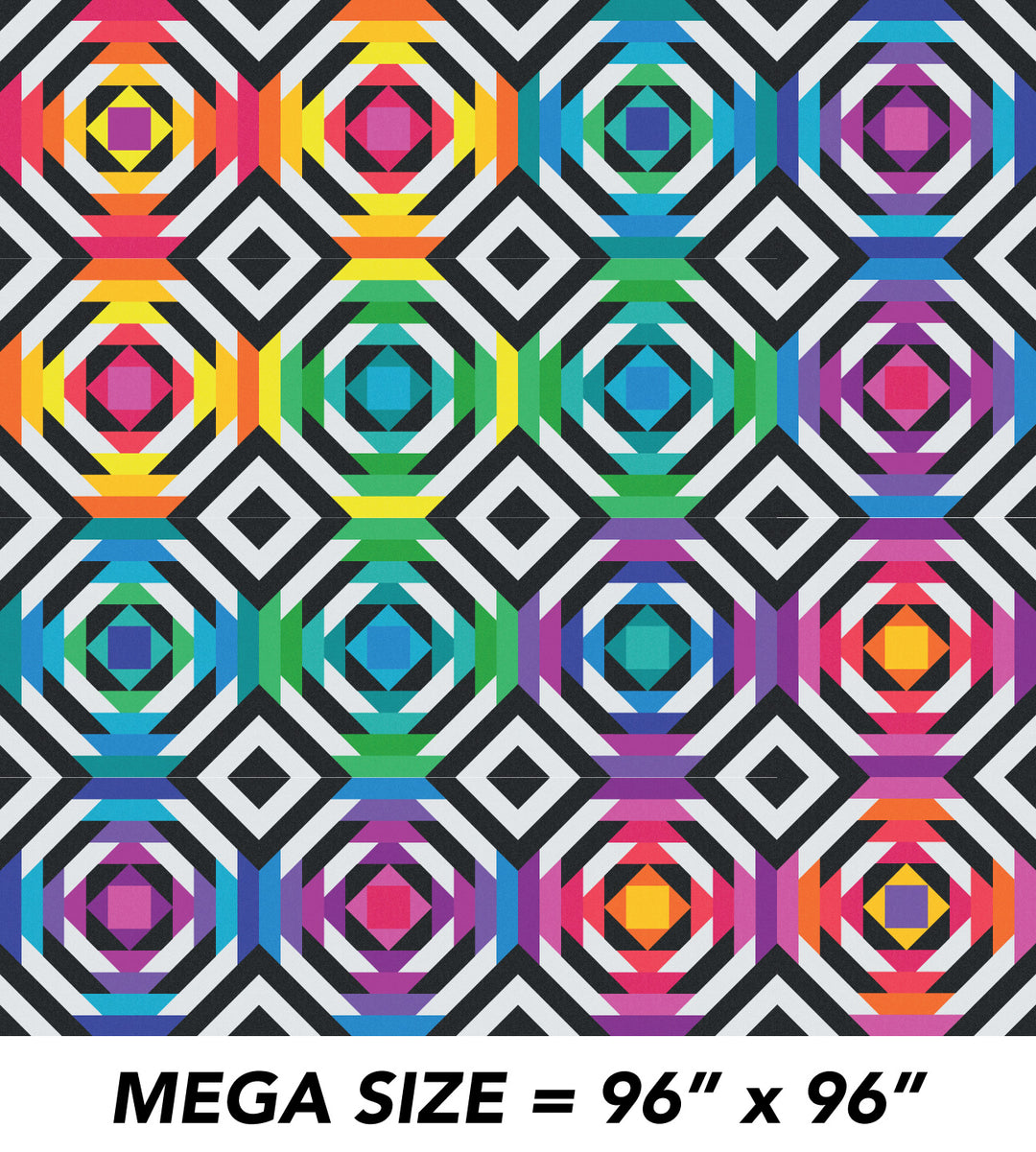 Libs Elliot's Electric Pineapple Quilt Kit