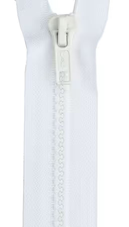 Separating Zipper - 18in - White - F4318-WHT