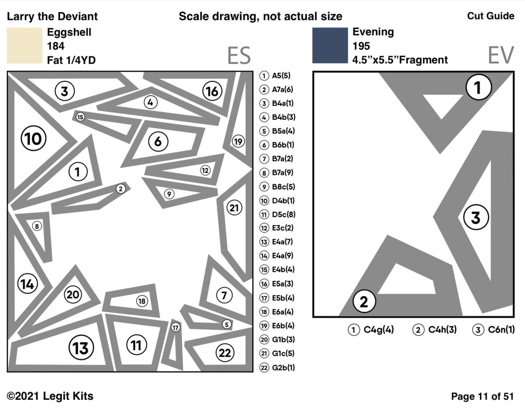 Larry the Deviant Quilt Kit