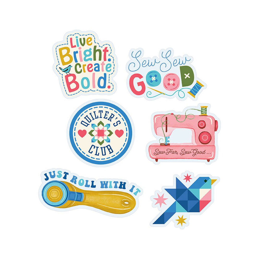 Riley Blake Designs Vinyl Stickers Pack 1 - 55926