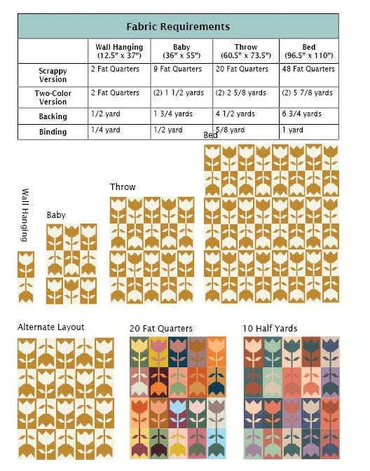 Flower Block Quilt Pattern