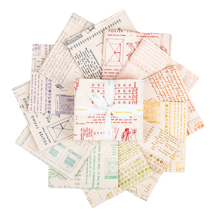 Type/ography Fat Quarter Bundle B - FQ-16850B-12