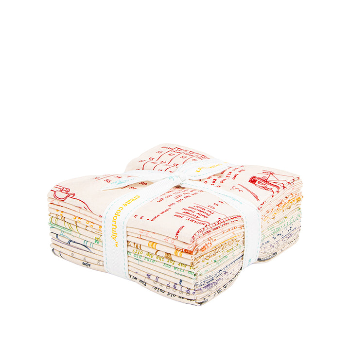 Type/ography Fat Quarter Bundle B - FQ-16850B-12