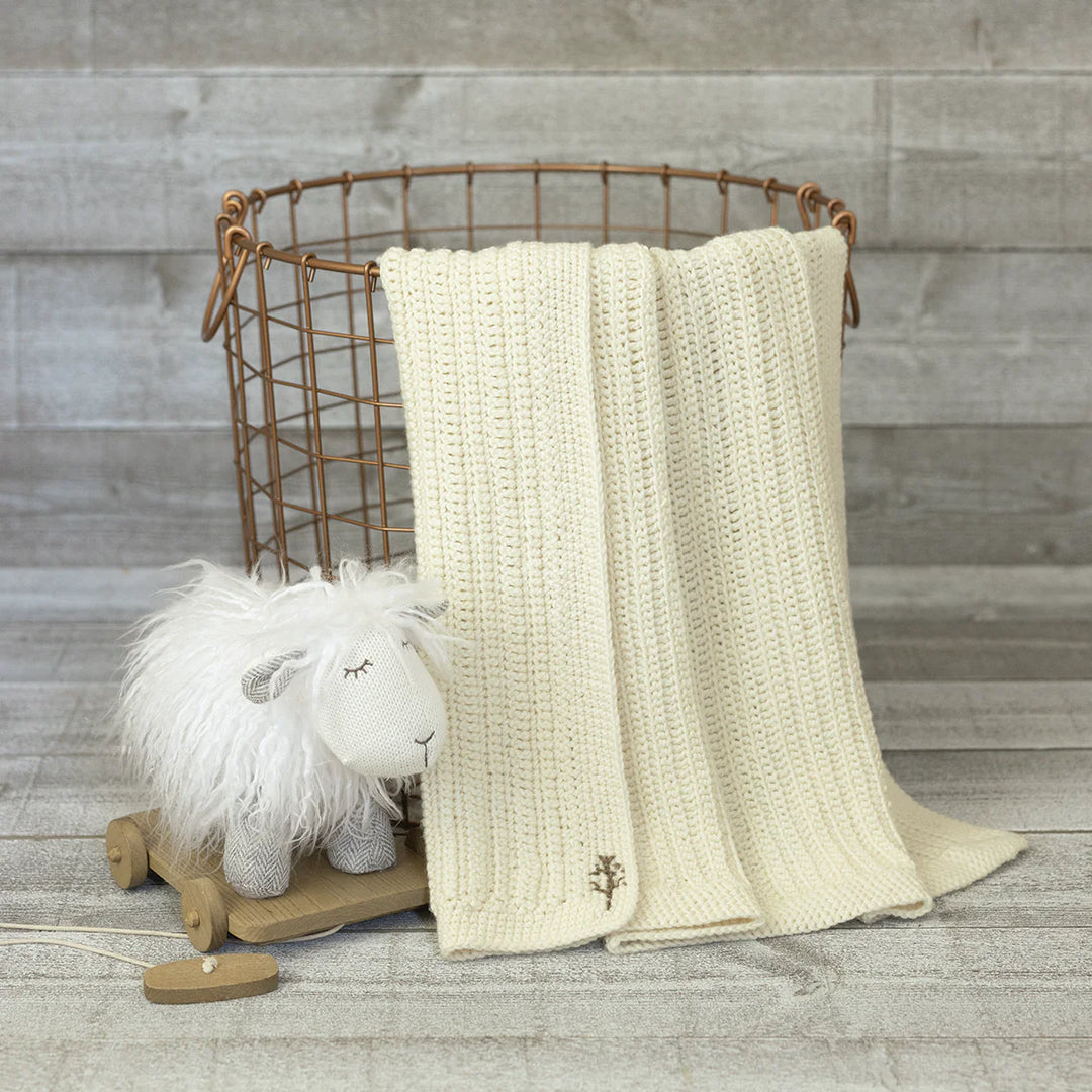 Family Tree Crochet Baby Blanket Kit Shaniko Wool