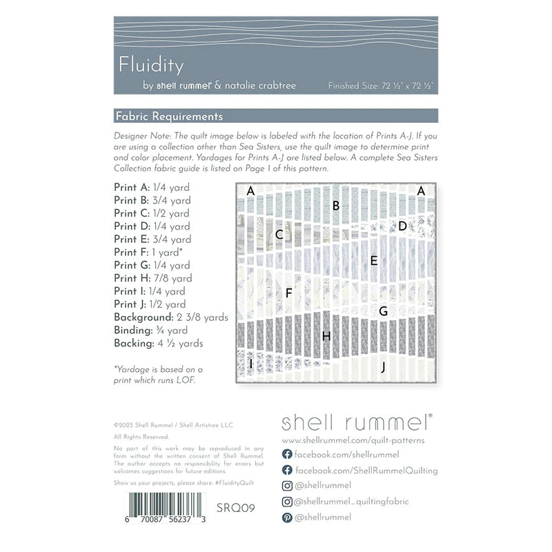 Fluidity Pattern - Shell Rummel & Natalie Crabtree