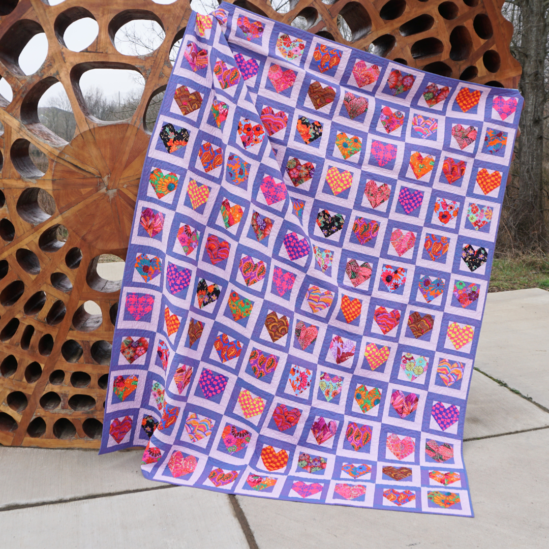 Framed Hearts Quilt Kit - Valentine Quilt-A-Long 2025