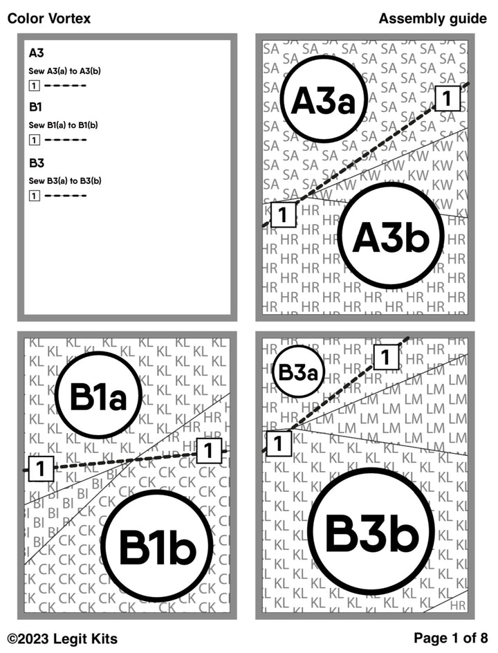 Color Vortex Pattern