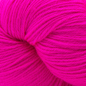Close-up of bright pink yarn