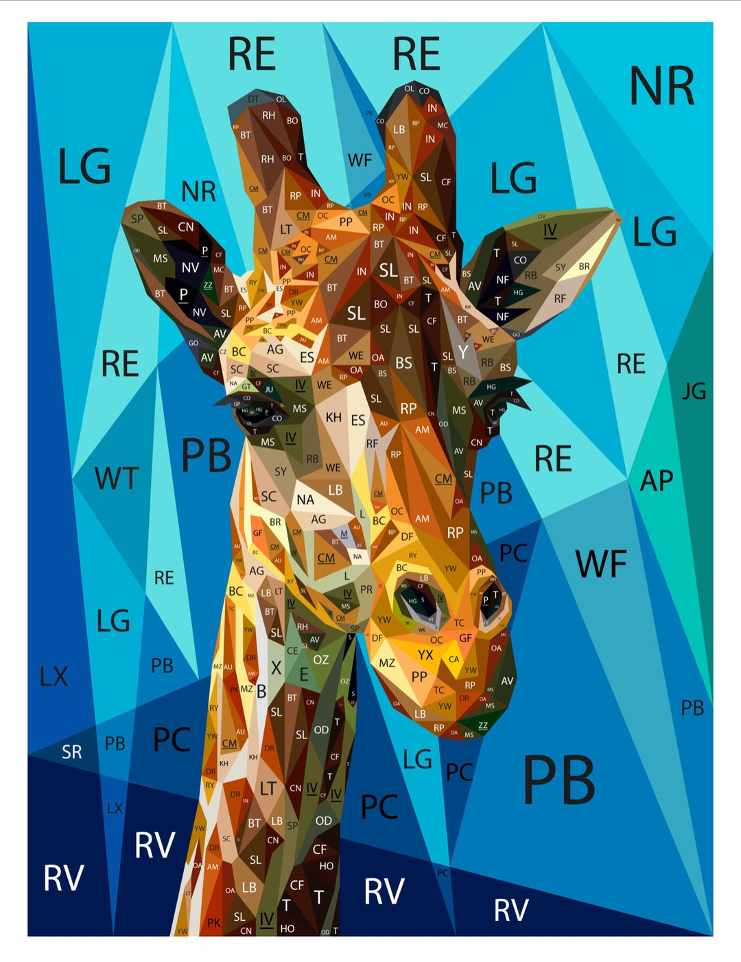 Big G the Giraffe Quilt Kit