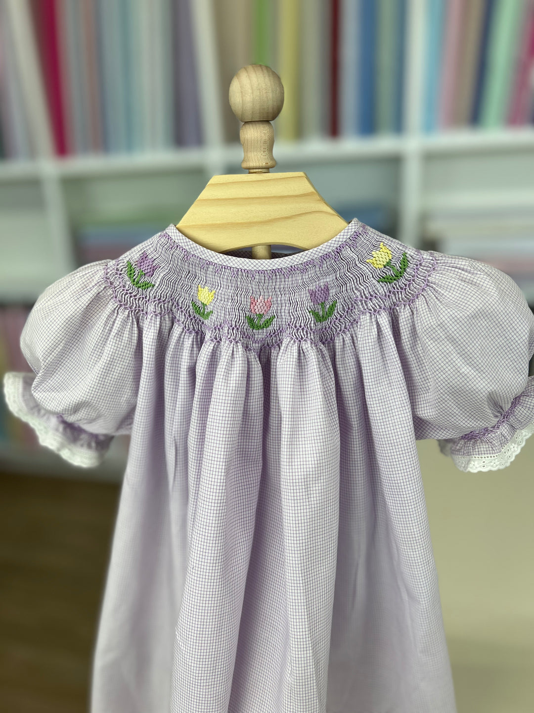 Tulips in Bloom Bishop Dress