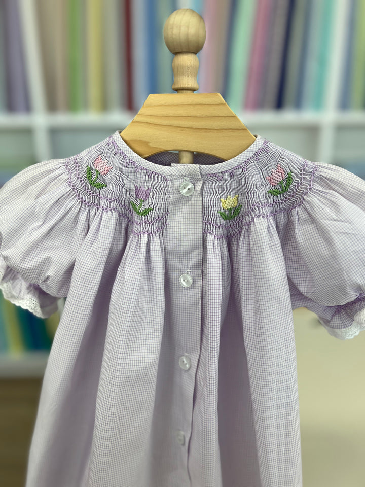 Tulips in Bloom Bishop Dress