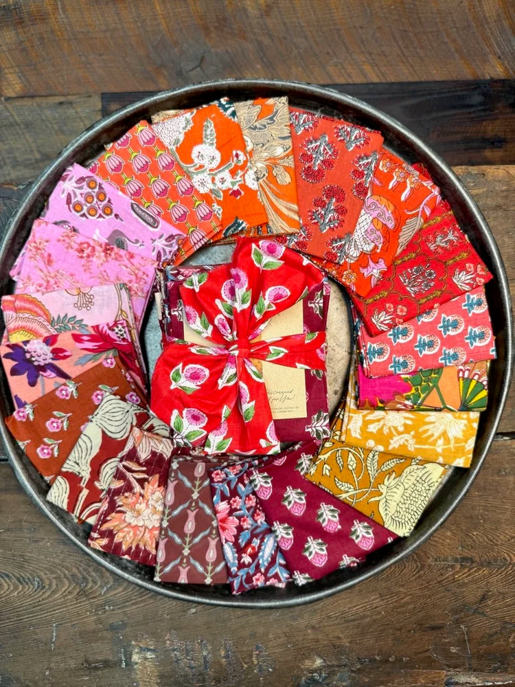Amy Butler - Bright Heart - Hand Printed Fabric Bundle - 176