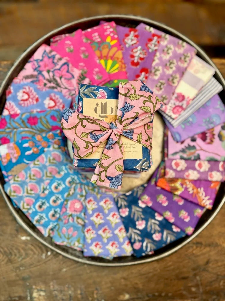 Amy Butler - Wild Orchid - Hand Printed Fabric Bundle - 178