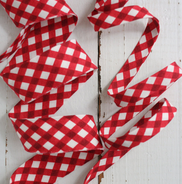 Charming Christmas Gingham Red