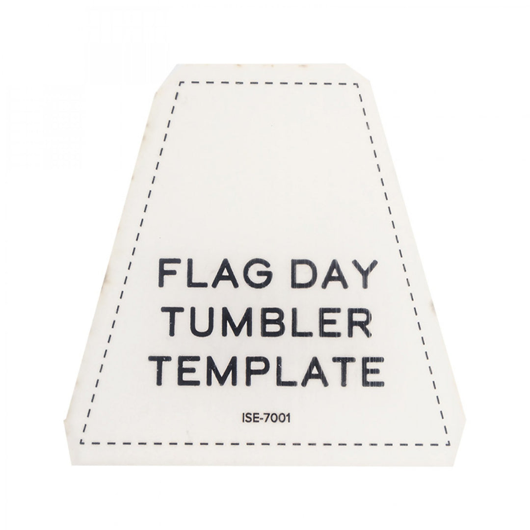 Flag Day Tumbler Template - ISE-7001 - Susan Ache