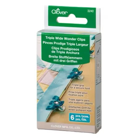 Triple Wide Wonder Clips 6 ct - 3240CV