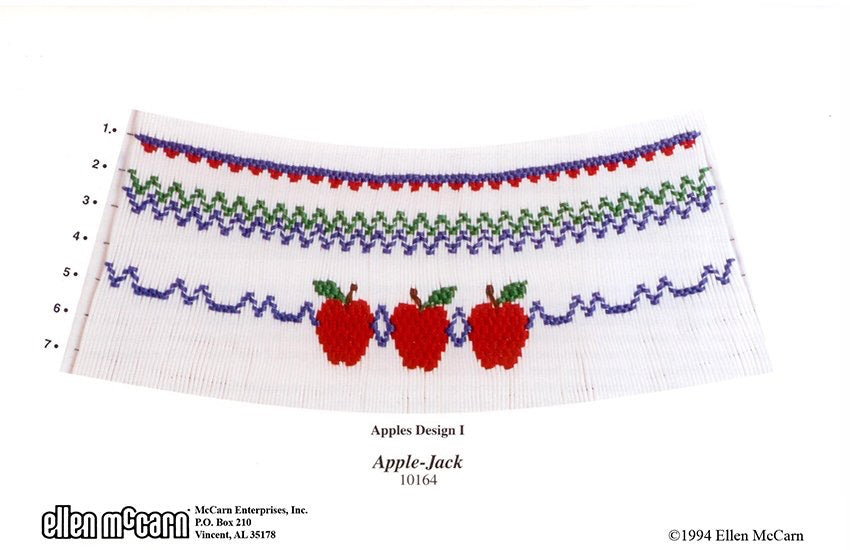 geometric design with apples