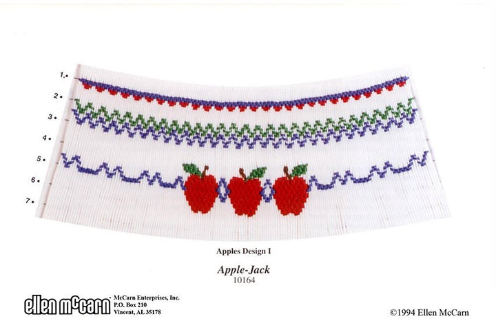 geometric design with apples