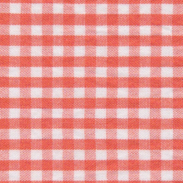 Orange Gingham Fabric – 1/8″ Check.