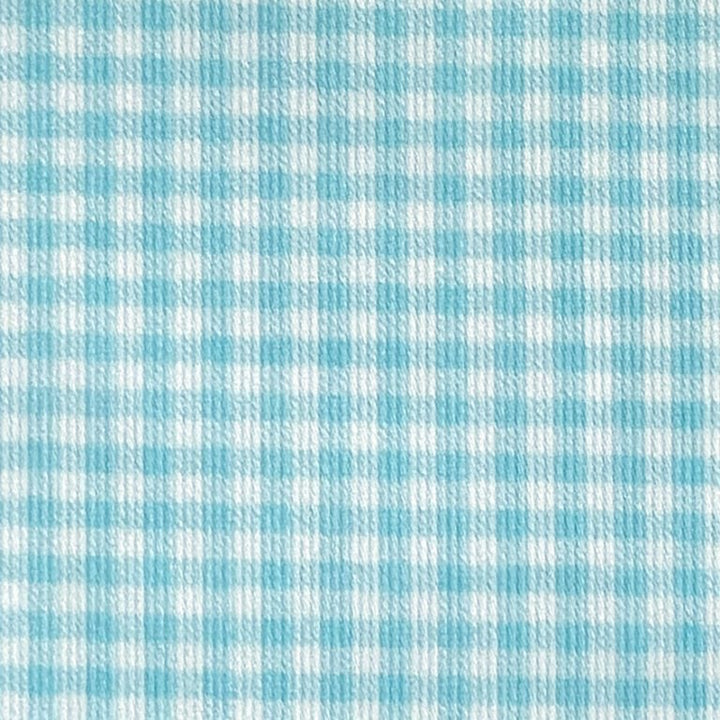 blue and white checkered fabric