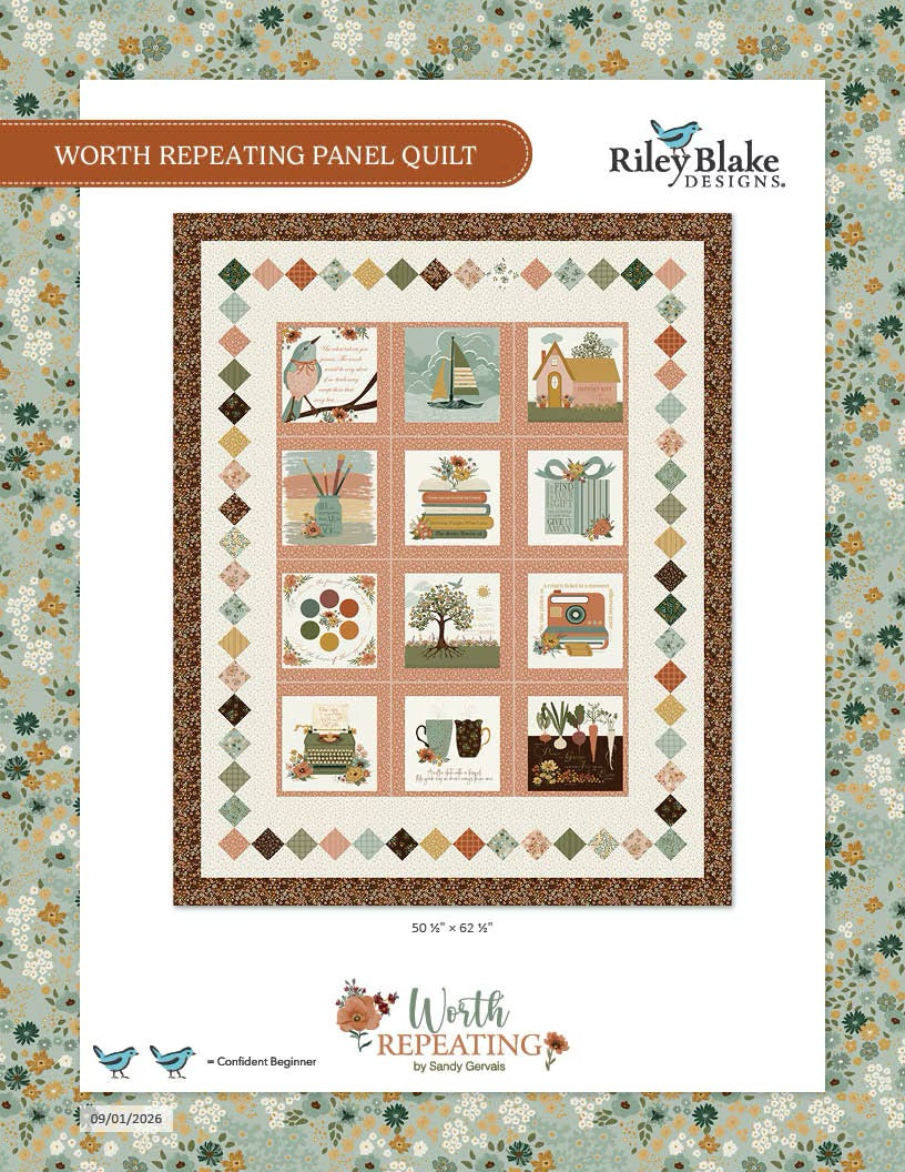 Worth Repeating Panel Quilt Kit