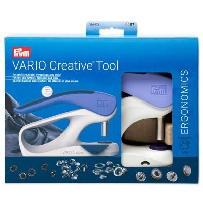 Pym Vario Creative Tool packaging with blue and white design