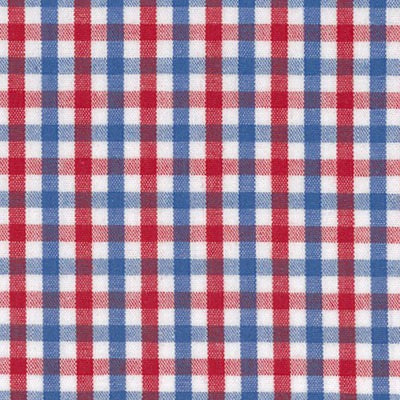 Red, white, and blue checkered pattern