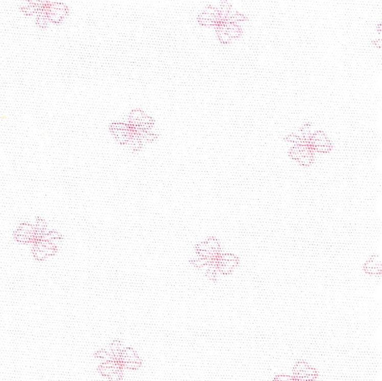 tiny pink bows on a white background