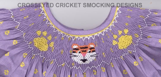 Tiger Tracks Smocking Plate - CEC - #483