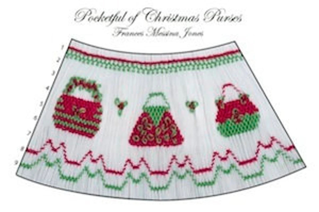 Pocketful of Christmas Purses #116 Smocking Plate